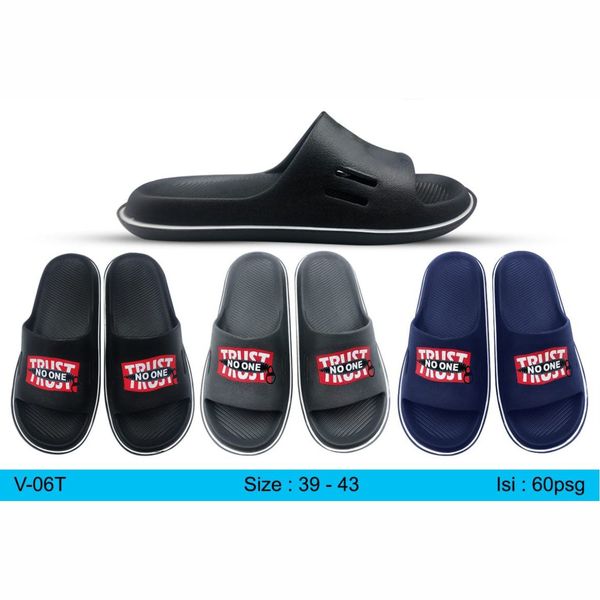 Sandal DuaKaki V06T 39-43 SlopTulisan @12/60psg*