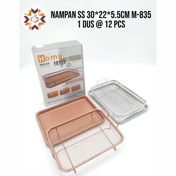 SY* Nampan SS 30x22x5.5cm Silver m835