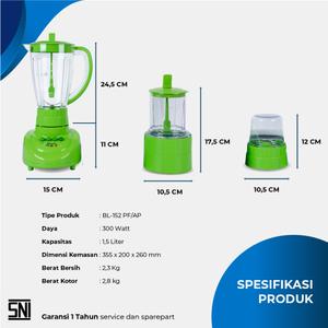 MIYAKO Blender BL 152PFAP Hijau