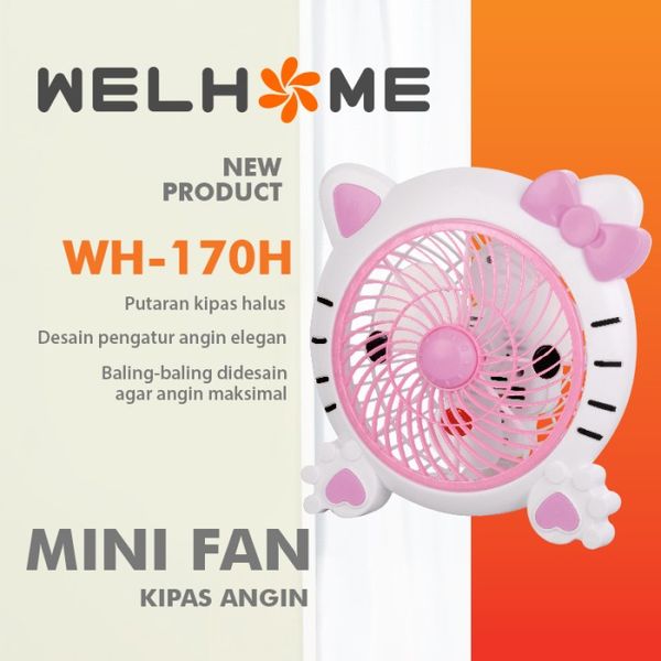 WELLHOME Kipas Box WH170H HelloKitty