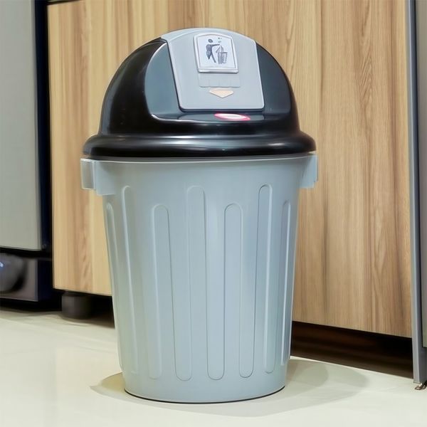 MPW Tong Sampah Hitam Bulat 72L